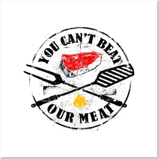 BBQ - You Can’t Beat Our Meat Posters and Art